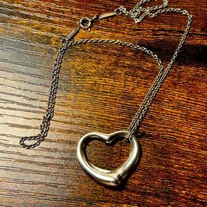 Tiffany & Co. Elsa Peretti Open Heart Pendant in Sterling Silver